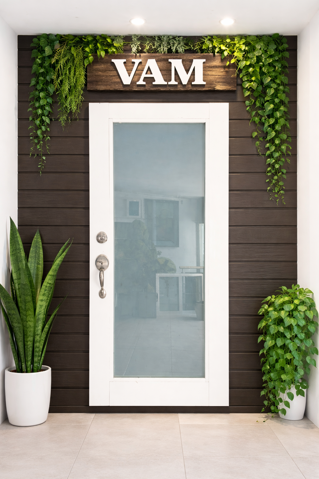 Puerta eurovent con vidrio templado